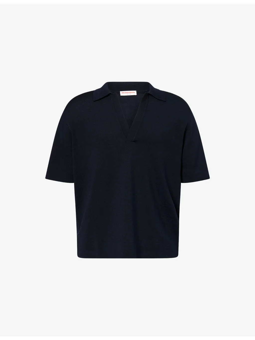 Raffertie Short-Sleeve Wool Polo Shirt - 1