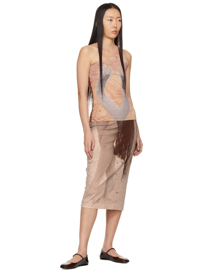 ELLISS SSENSE Exclusive Brown & Gray Reach Tank Top outlook