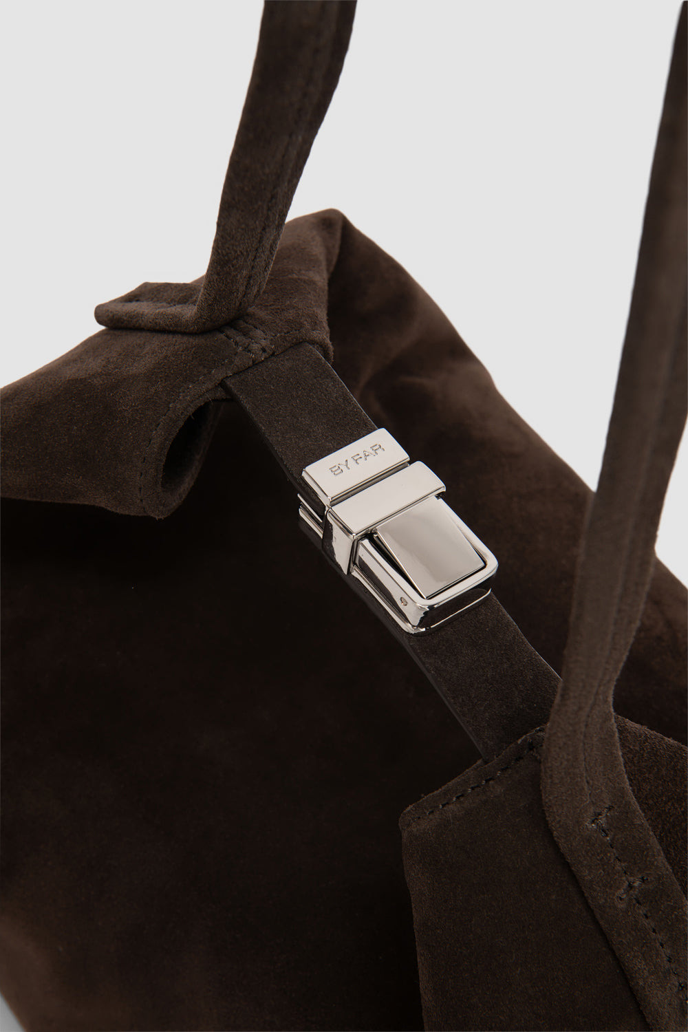 Bea Ristretto Suede Leather Hobo Bag - 3