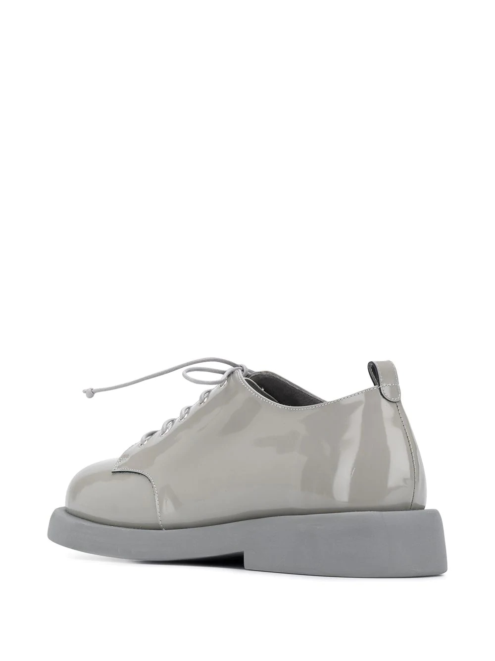 patent leather lace-up shoes - 3