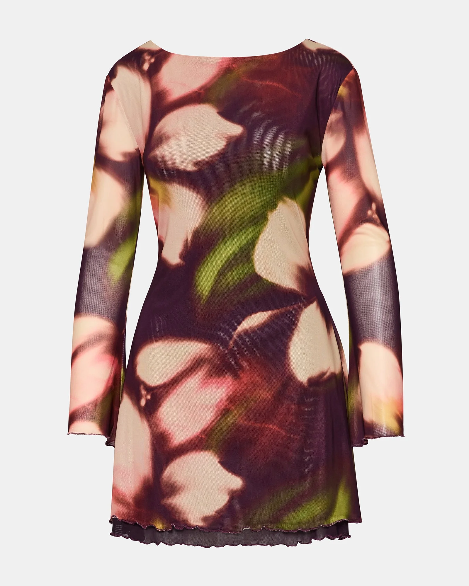 LARISA DRESS BLURRY FLORAL - 1