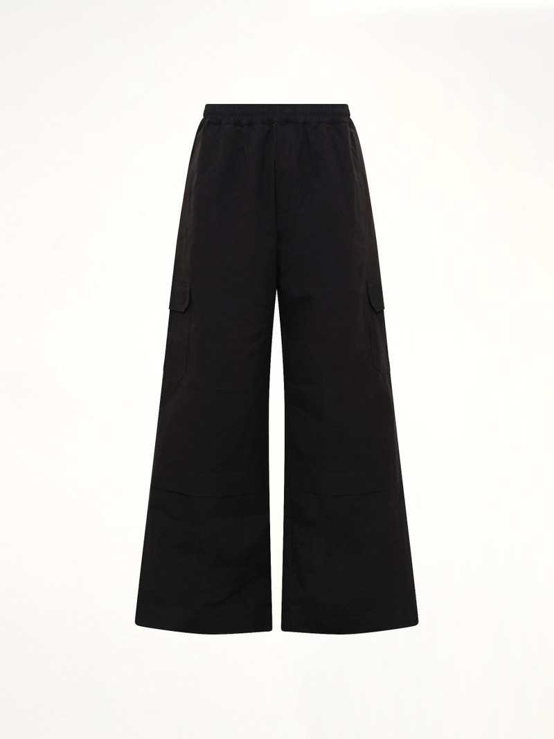 EGONLAB Sculpted Track Trouser in Black outlook