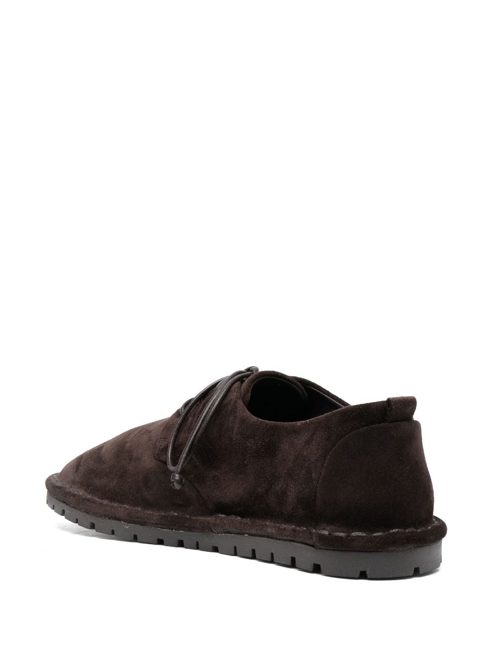 lace-up suede oxford shoes - 3