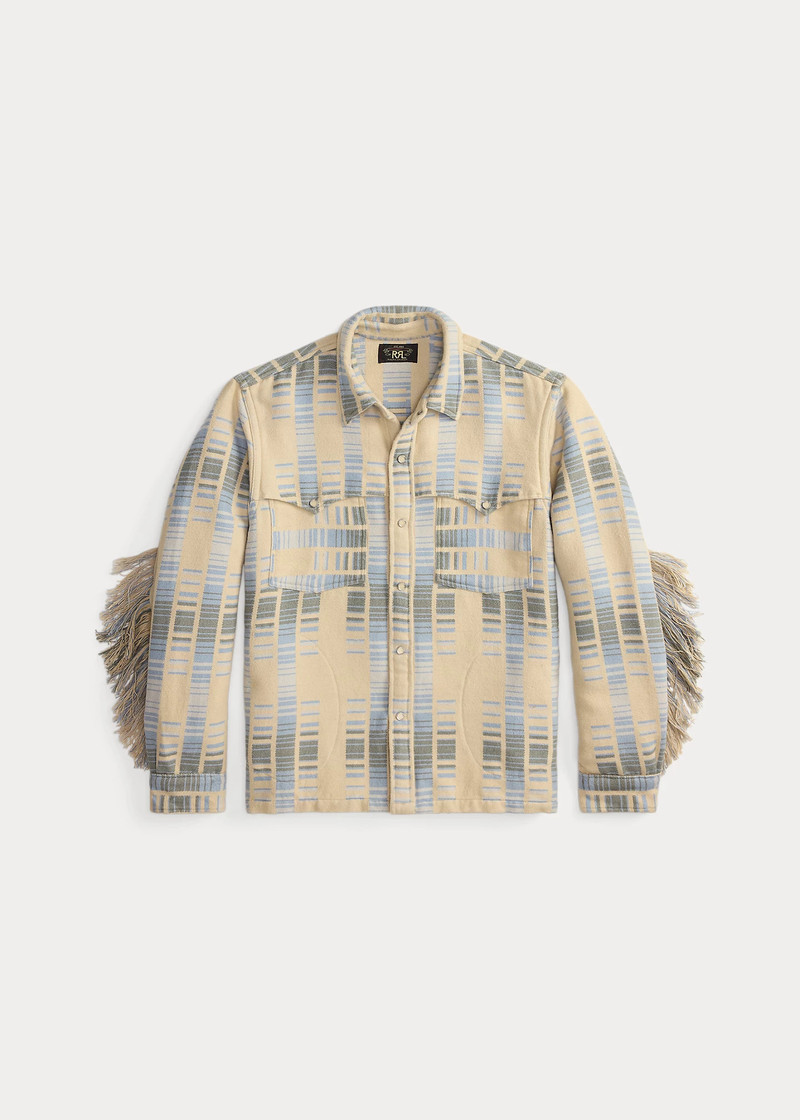 Fringe Jacquard Overshirt 1