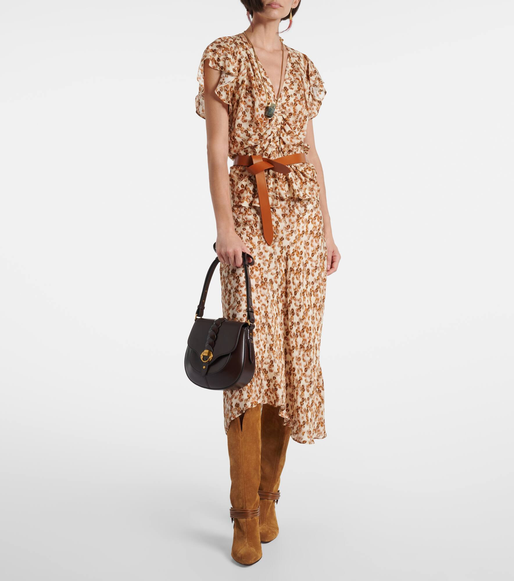 Altay Small leather crossbody bag - 5
