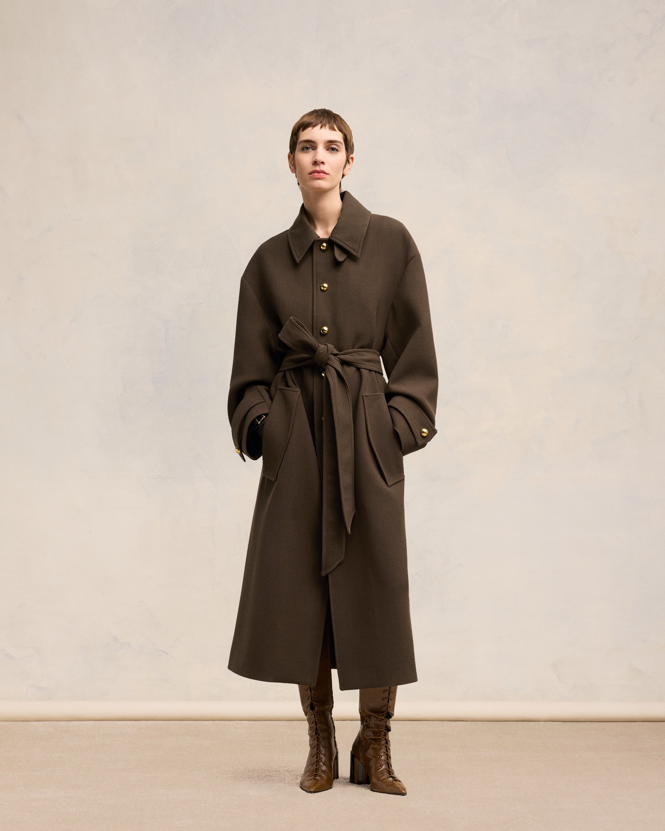 BELTED COAT - 2