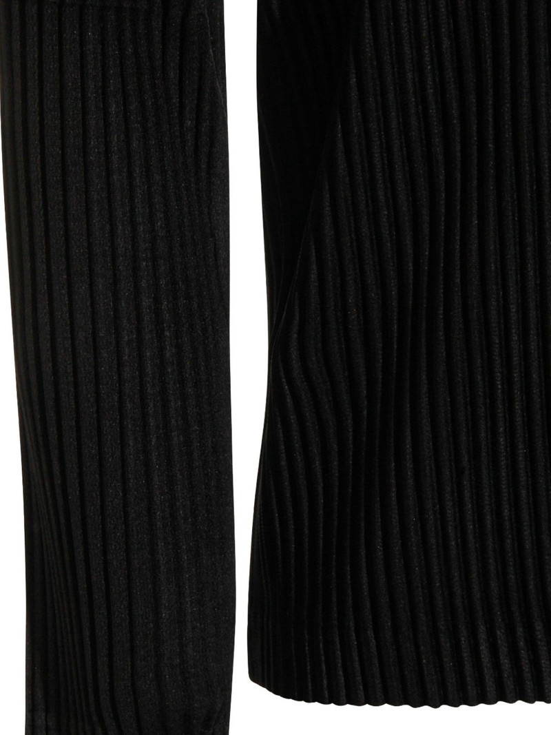 plissé long-sleeved T-shirt 4