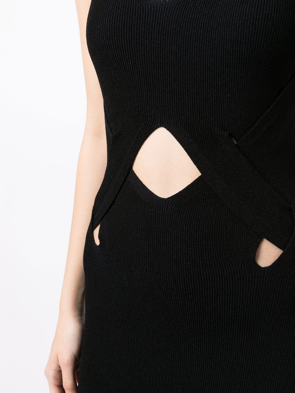 cut-out detail midi dress - 5