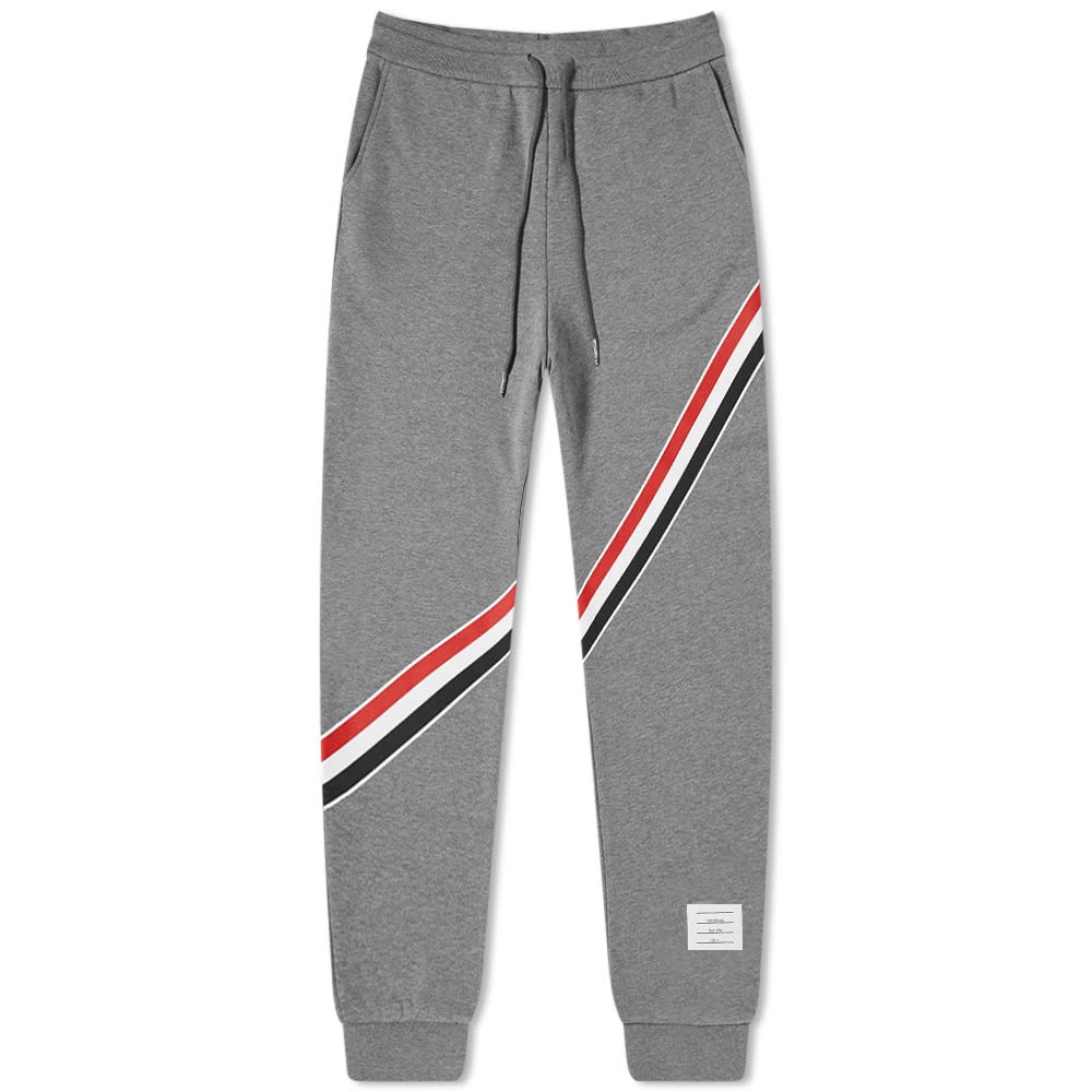 Thom Browne Diagonal Stripe Sweat Pant - 1