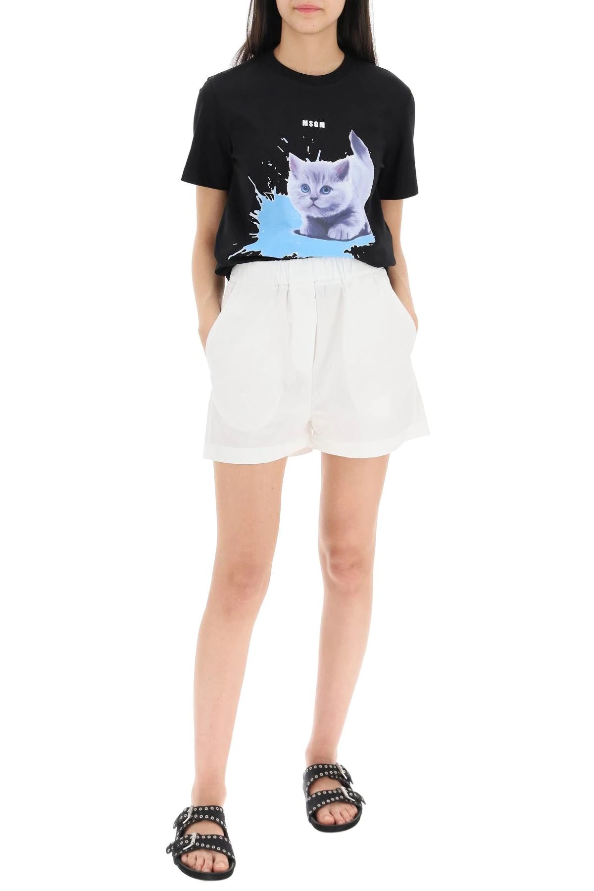 CAT PRINT T-SHIRT - 2