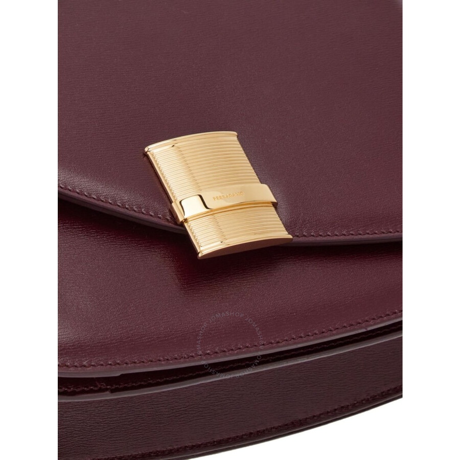 Ferragamo Asymmetric Leather Shoulder Bag - 5