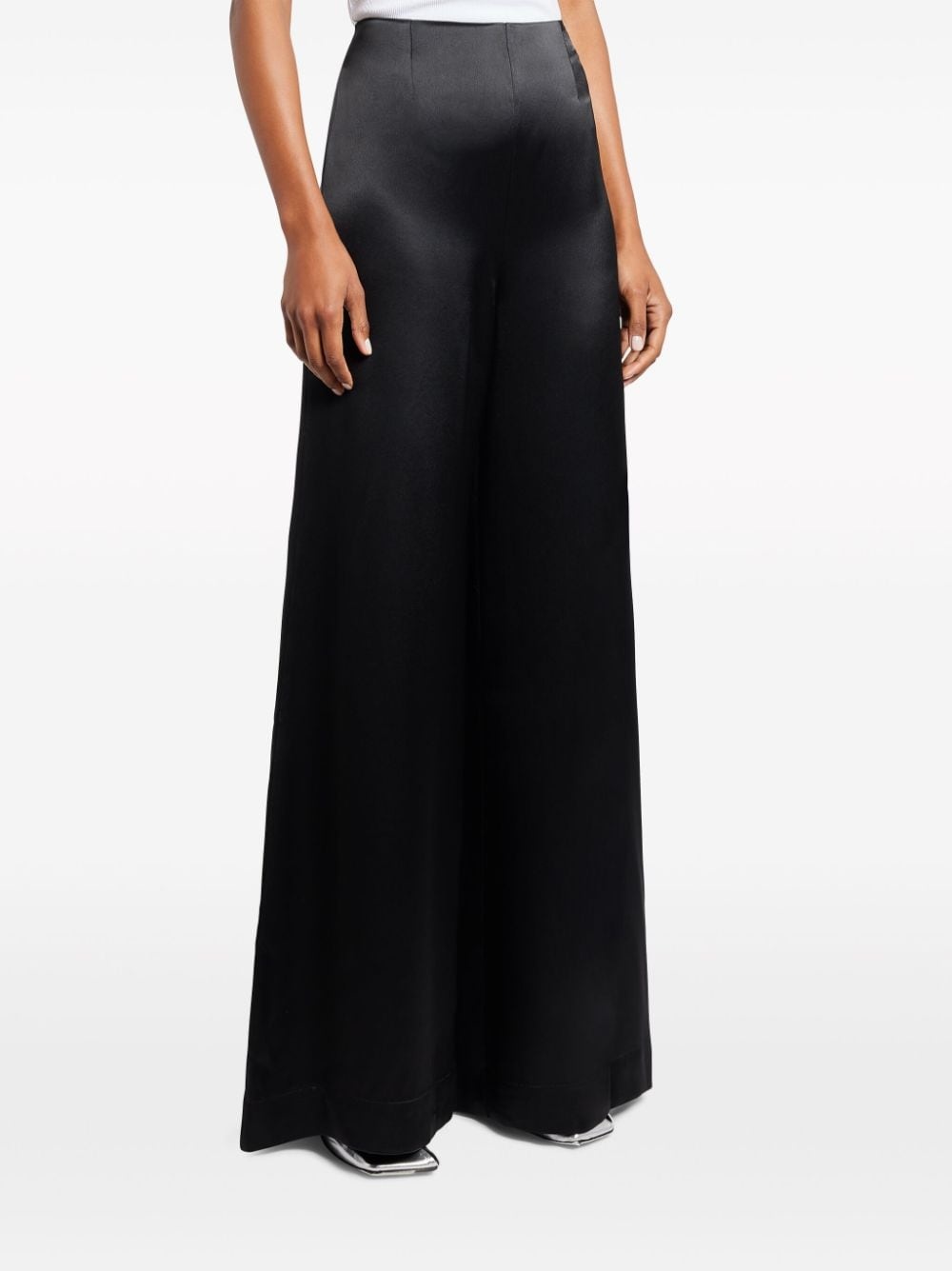 high-waist long-length palazzo pants - 3