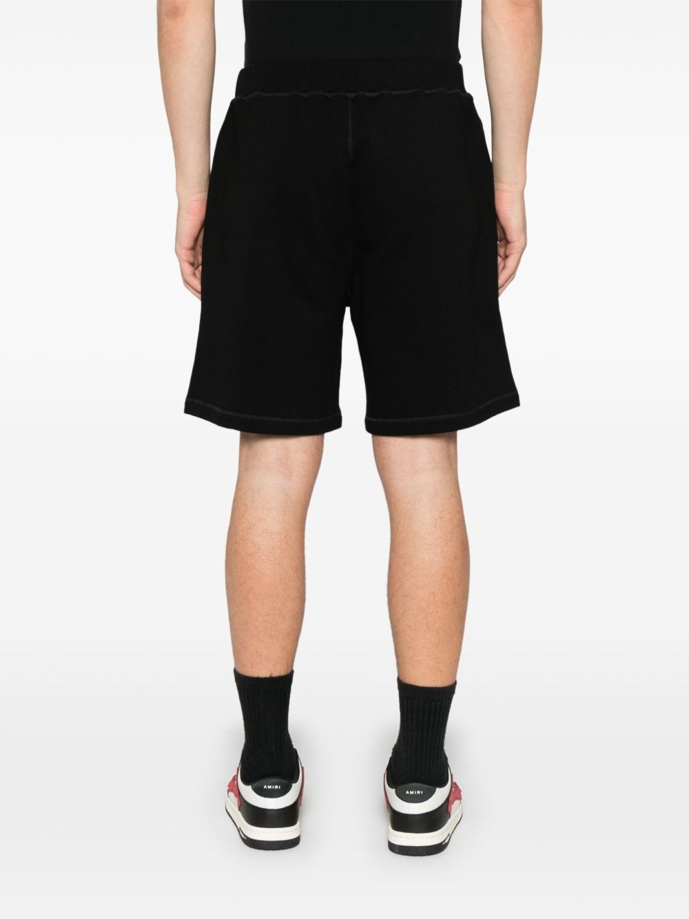 logo-print track shorts - 4