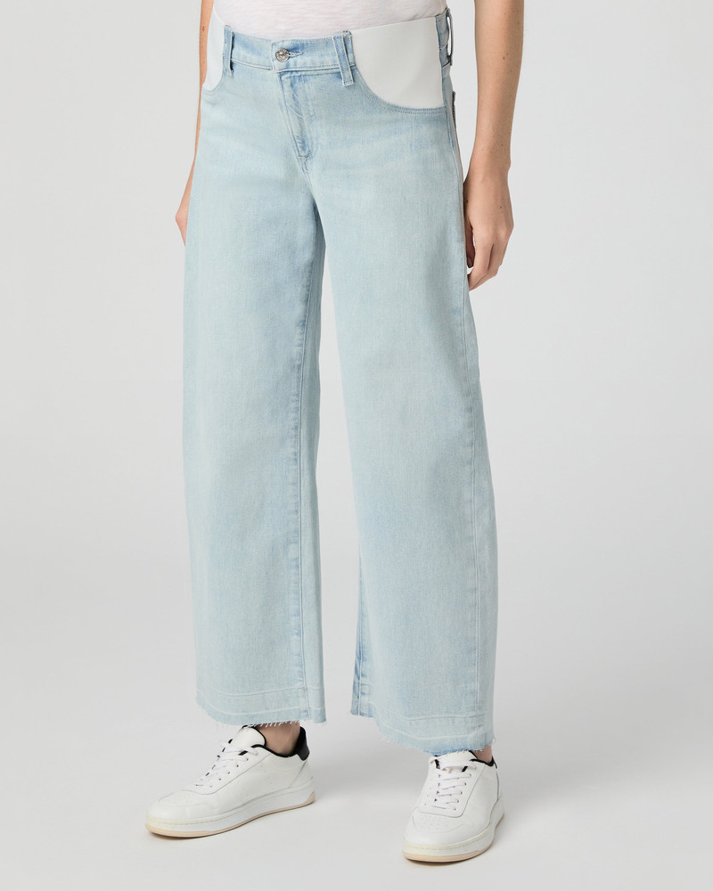 Arellia Ankle Maternity Barrel Leg Jean 1