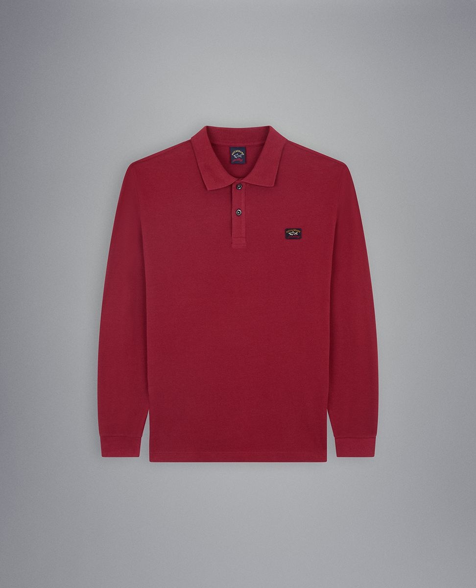 Paul & Shark Organic cotton piqué polo with iconic badge