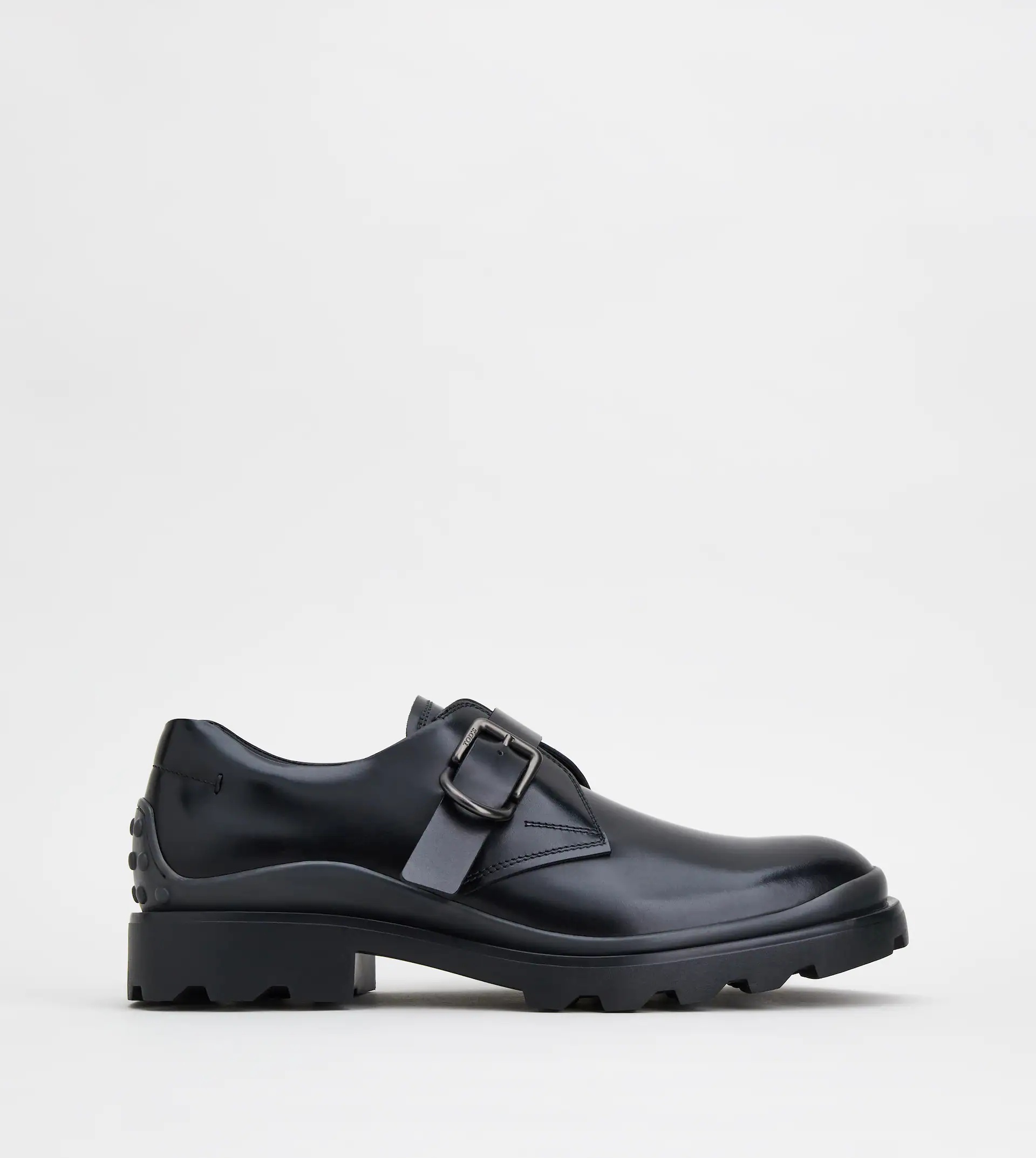 MONKSTRAPS IN LEATHER - BLACK - 1