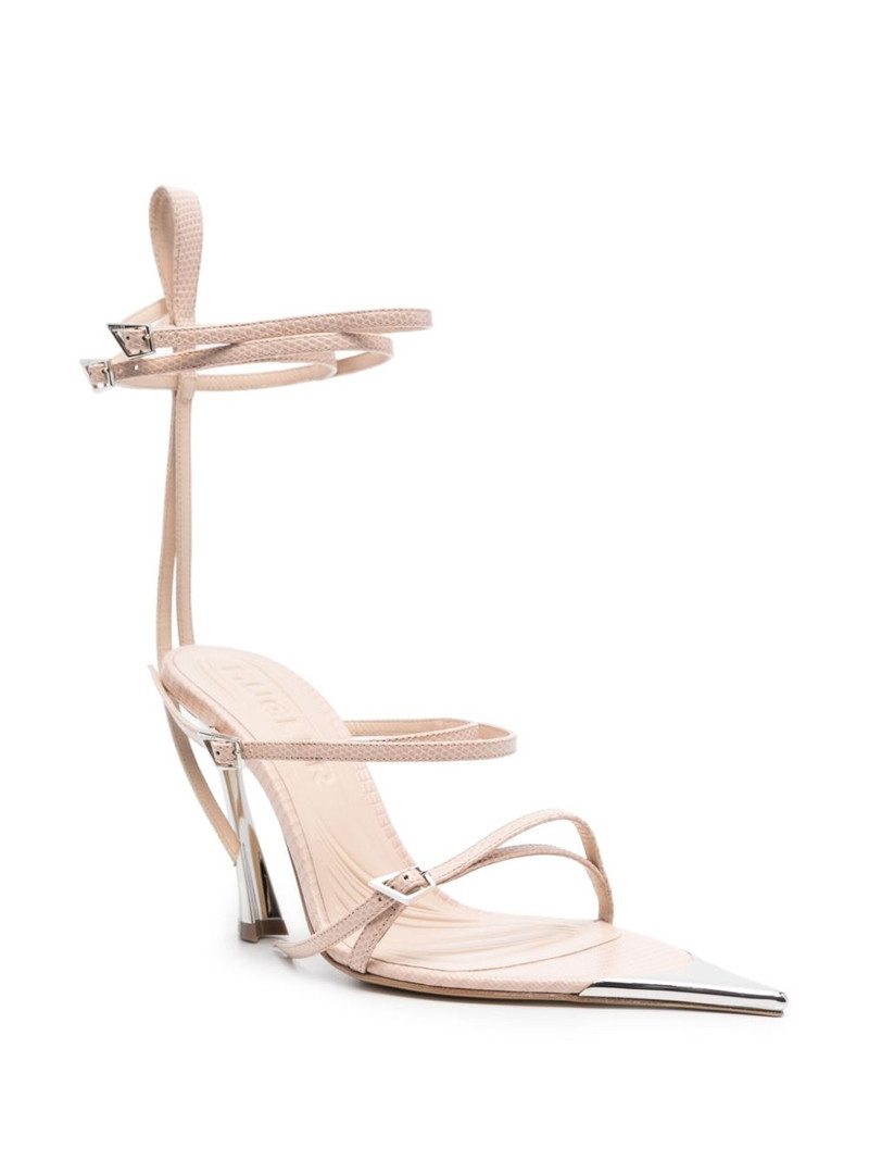 MUGLER 105mm strappy-loops sandals outlook