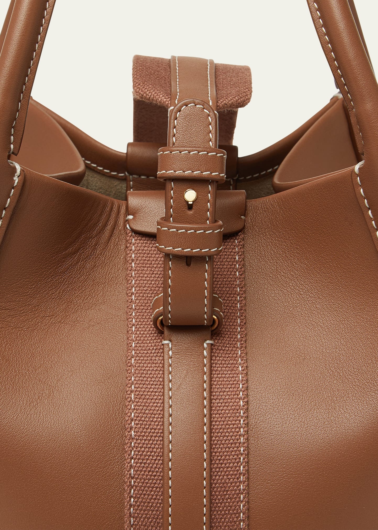 Bale Leather Top-Handle Bag - 5