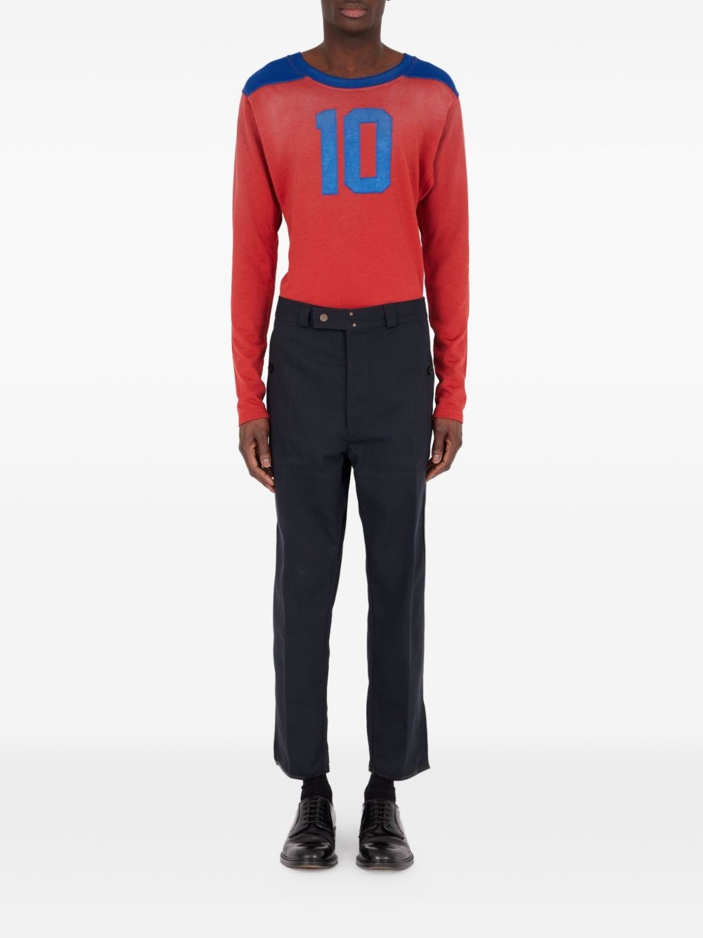 tapered high-rise trousers - 2