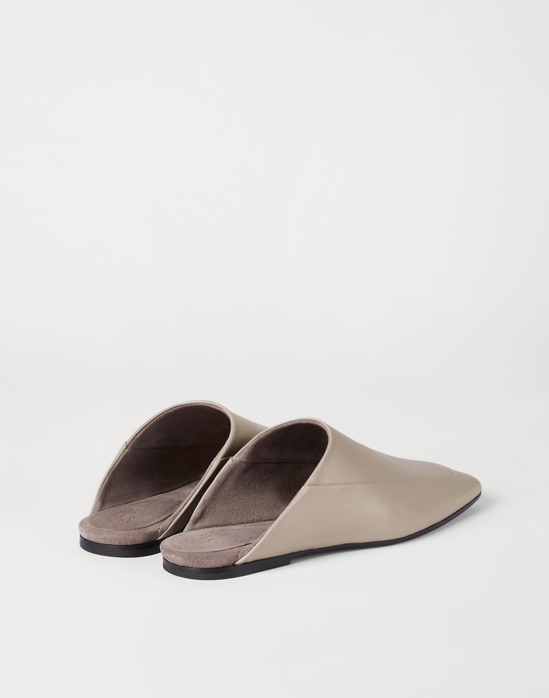 Brunello Cucinelli Calfskin slippers outlook