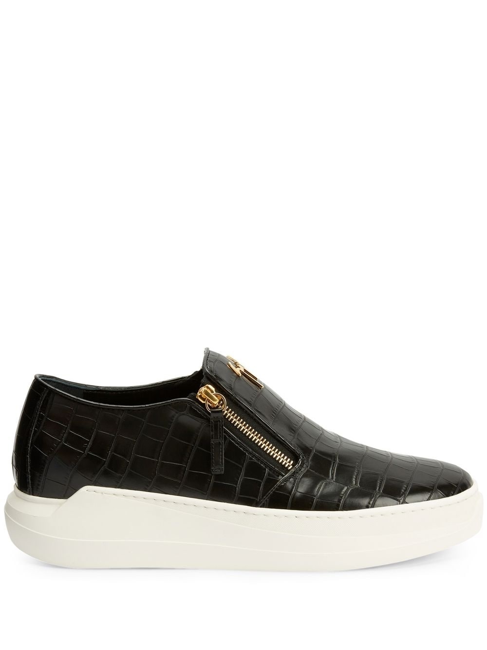 Conley zip-detail low-top sneakers - 1