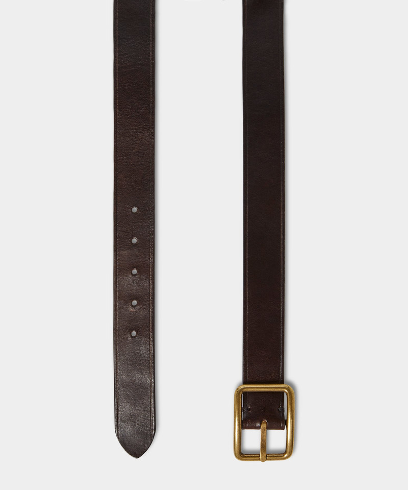 TODD SNYDER Italian Wide Leather Belt outlook