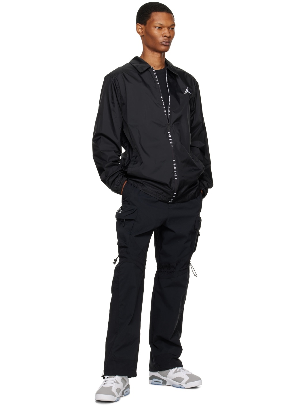 Black Jordan Essentials Jacket - 4