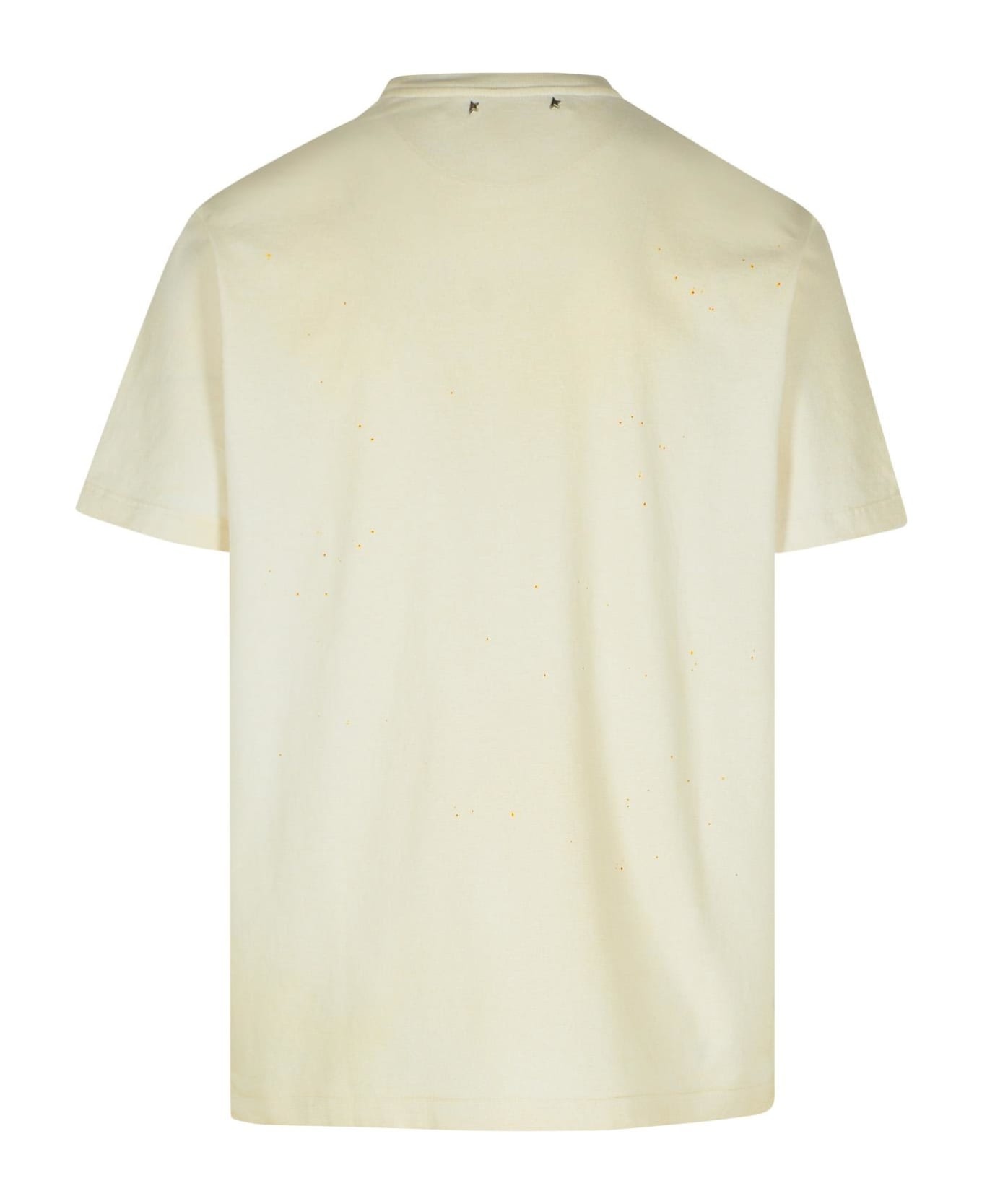 Ivory Cotton T-shirt - 3