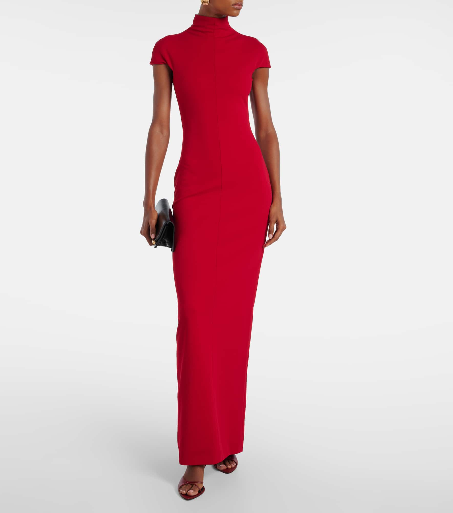 Lang crêpe maxi dress - 2