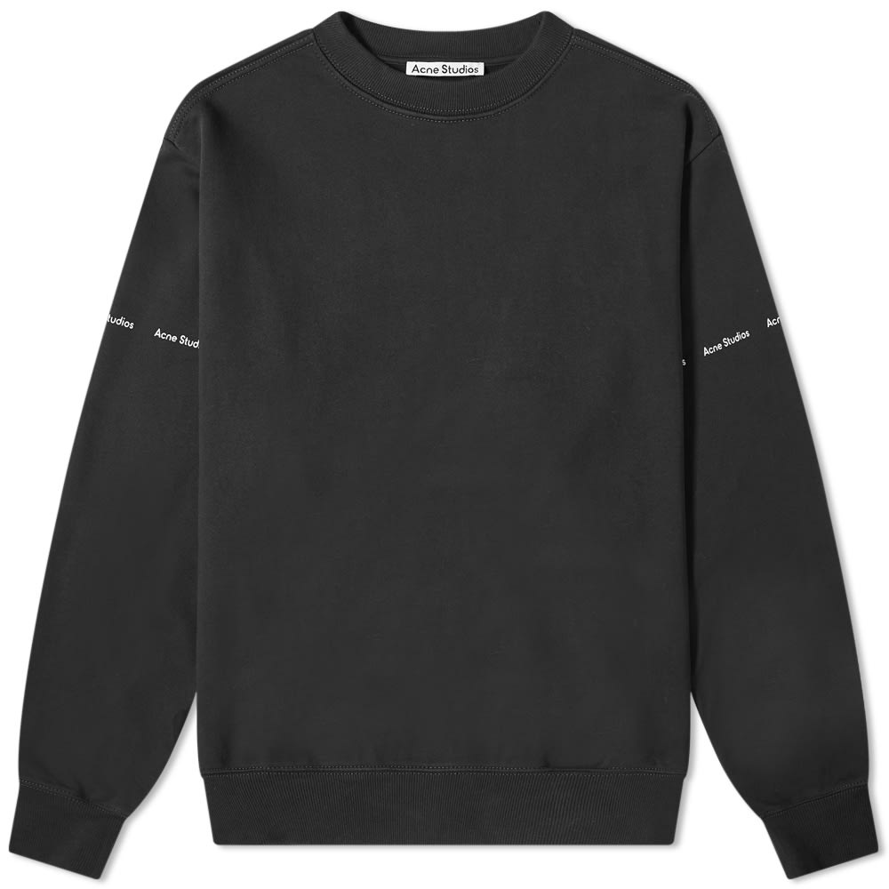 Acne Studios Flynn Logo Line Crew Sweat - 1