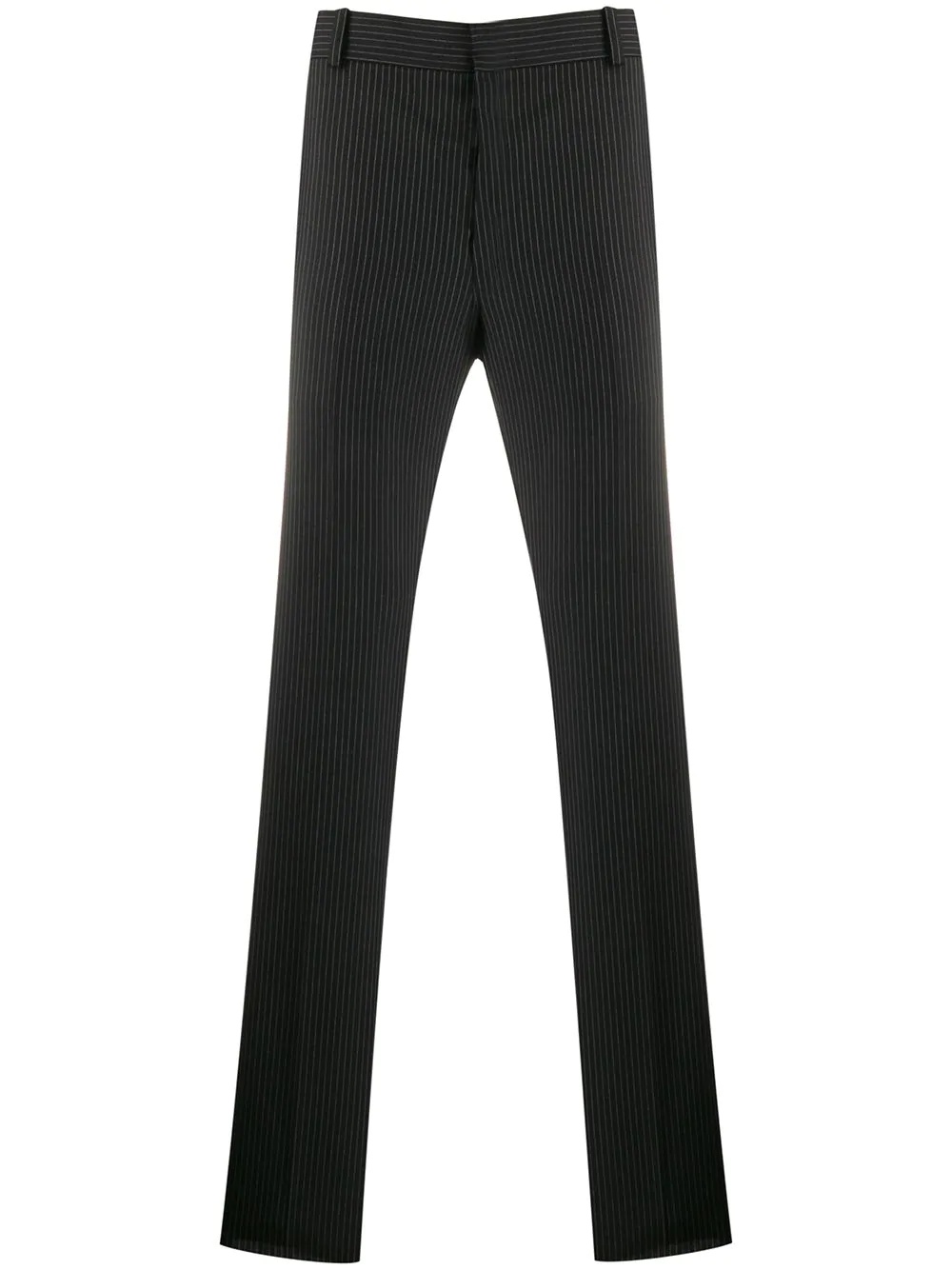 pinstripe tailored trousers - 1