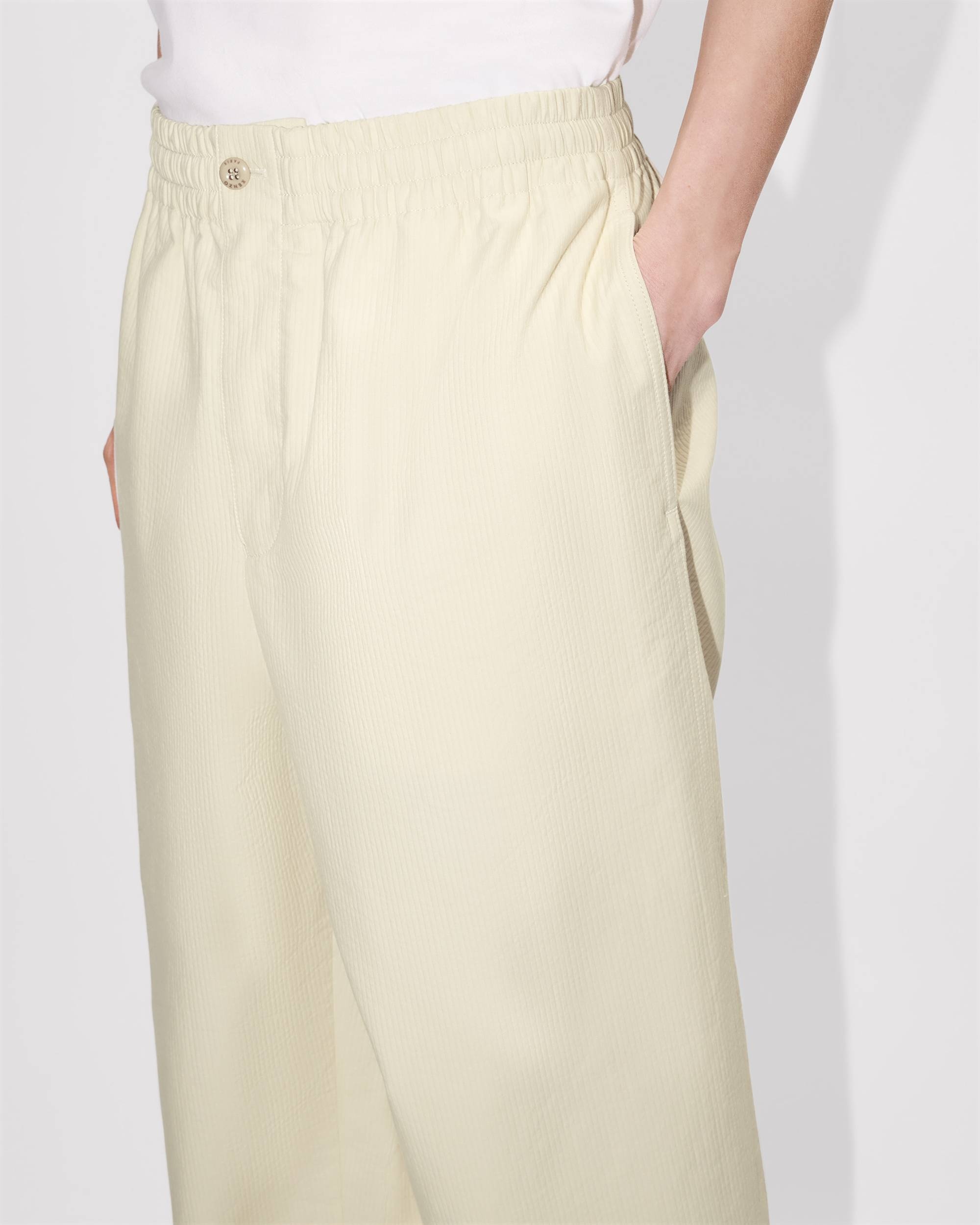 Jogpants in textured cotton - 6