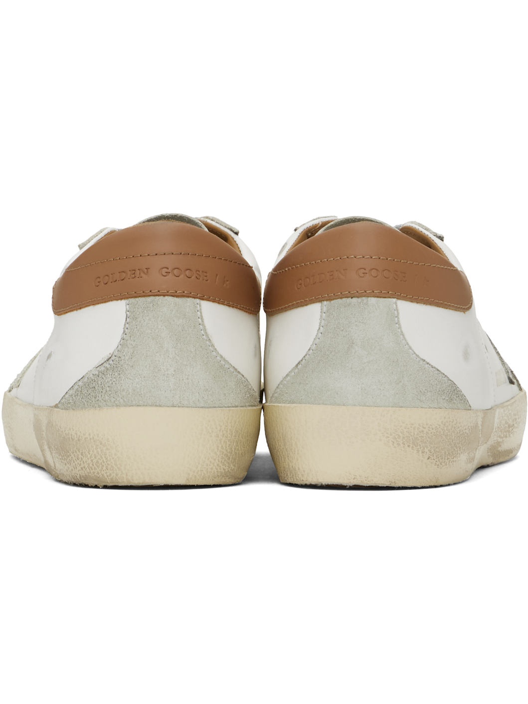 White & Gray Super-Star Classic Sneakers - 2
