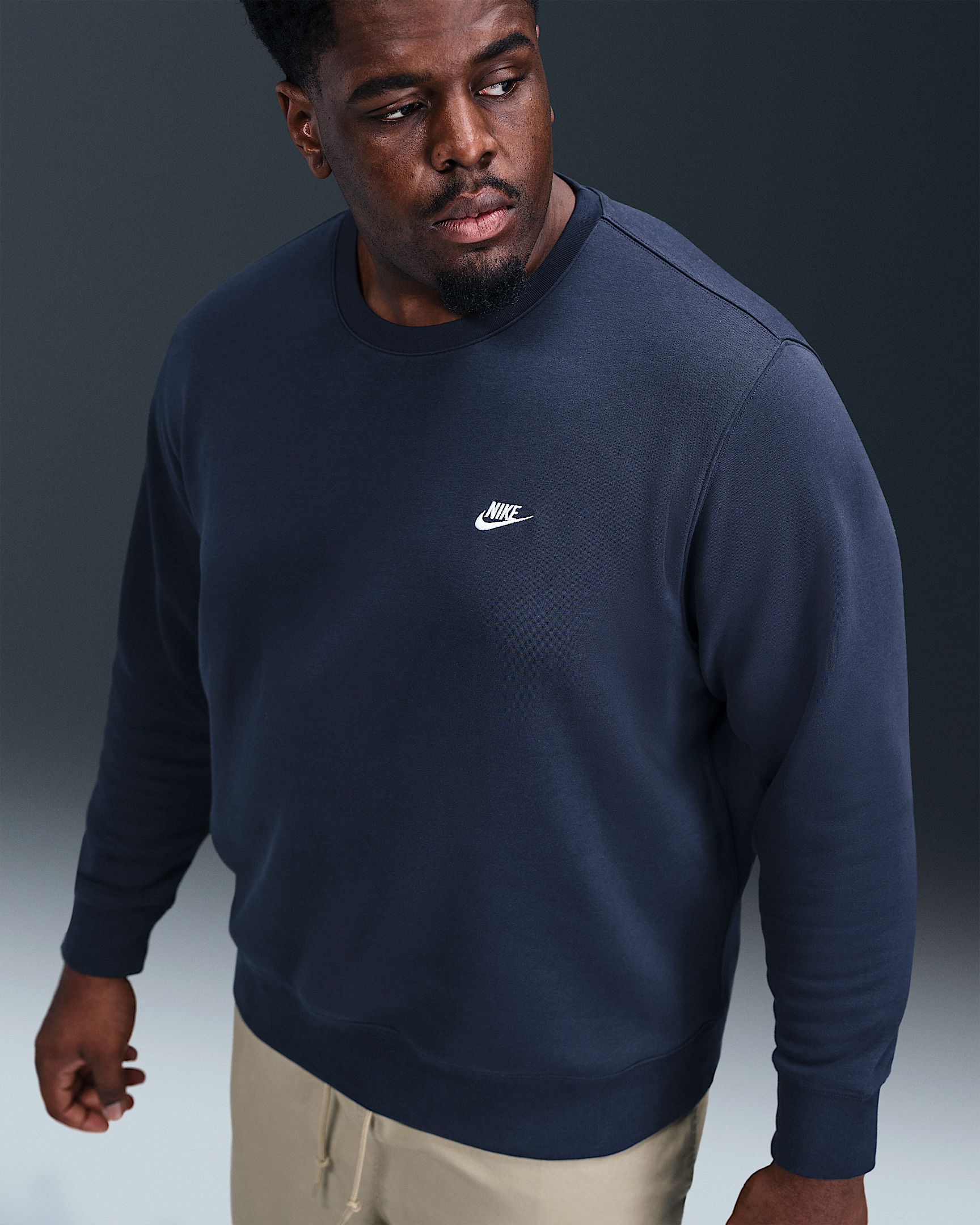 Nike Club Men's Fleece Crew - 6