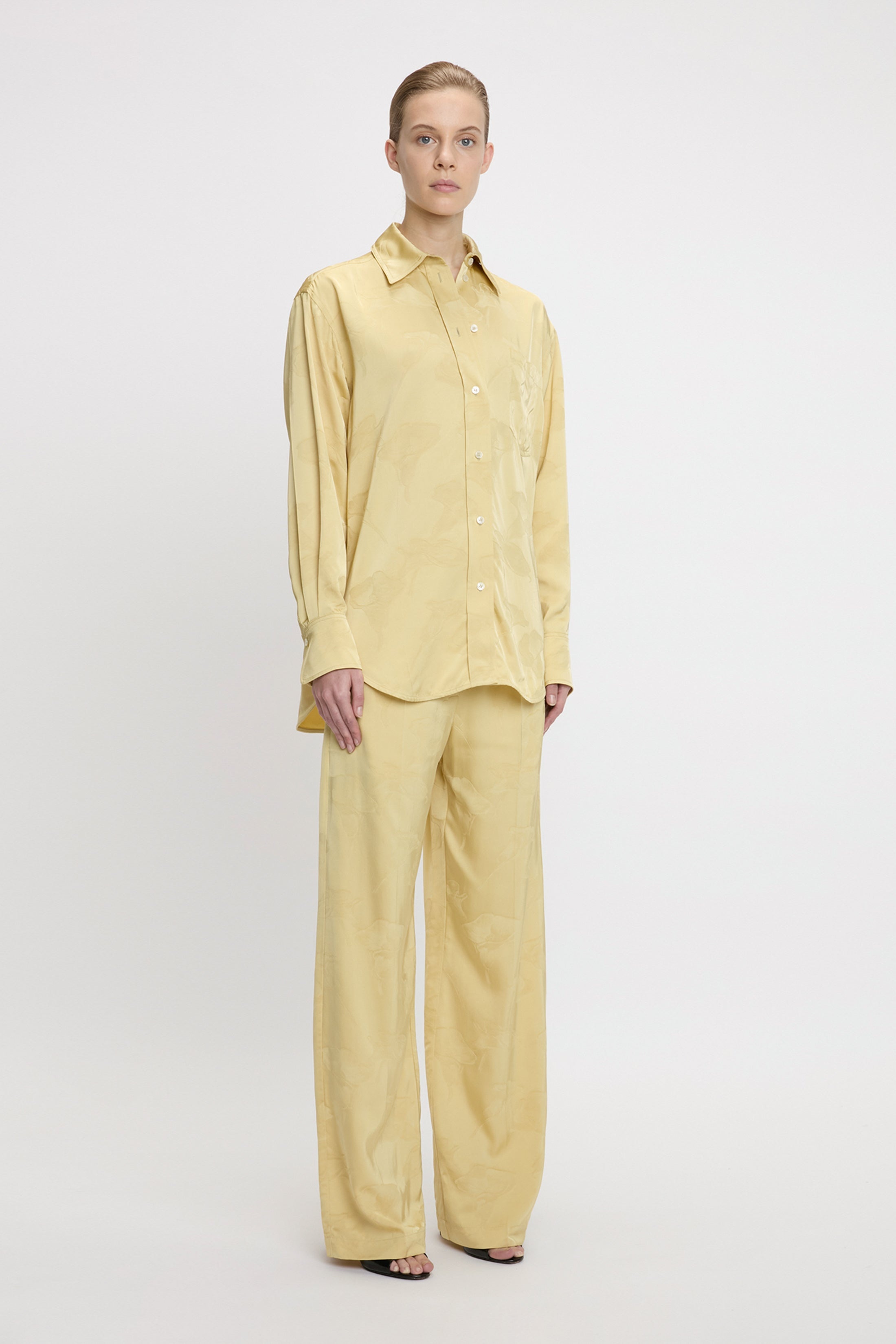 Pyjama Trouser In Gold - 3