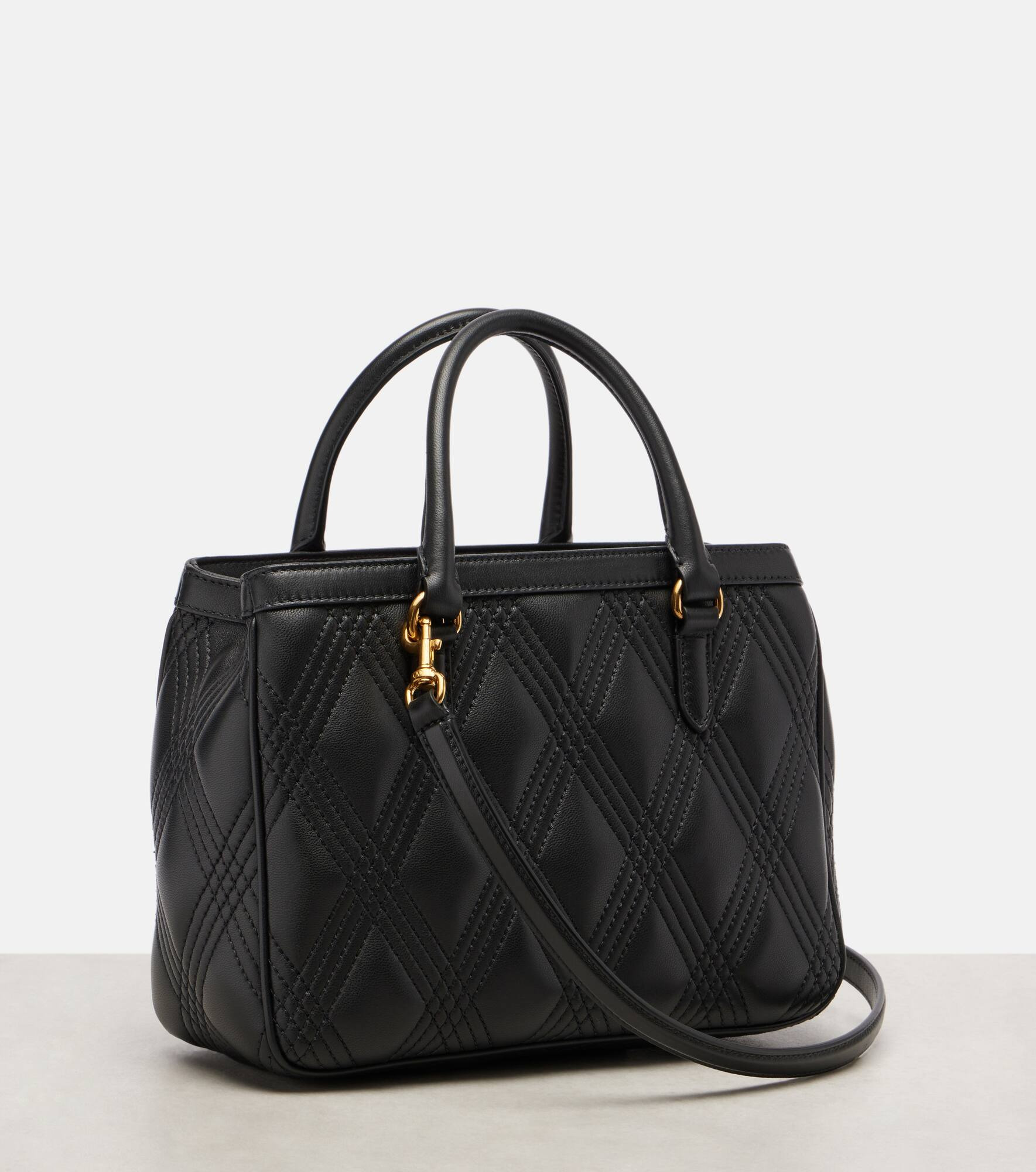 Quiltie 67 Small leather tote bag - 4