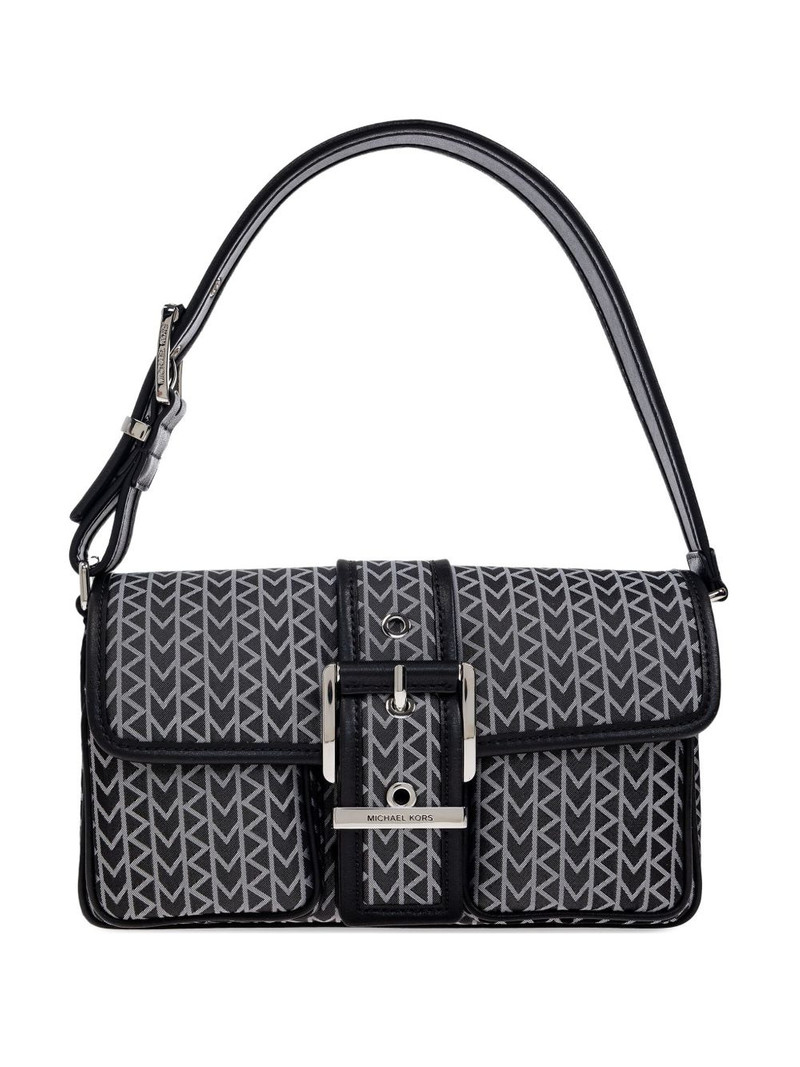 monogram-print shoulder bag 1