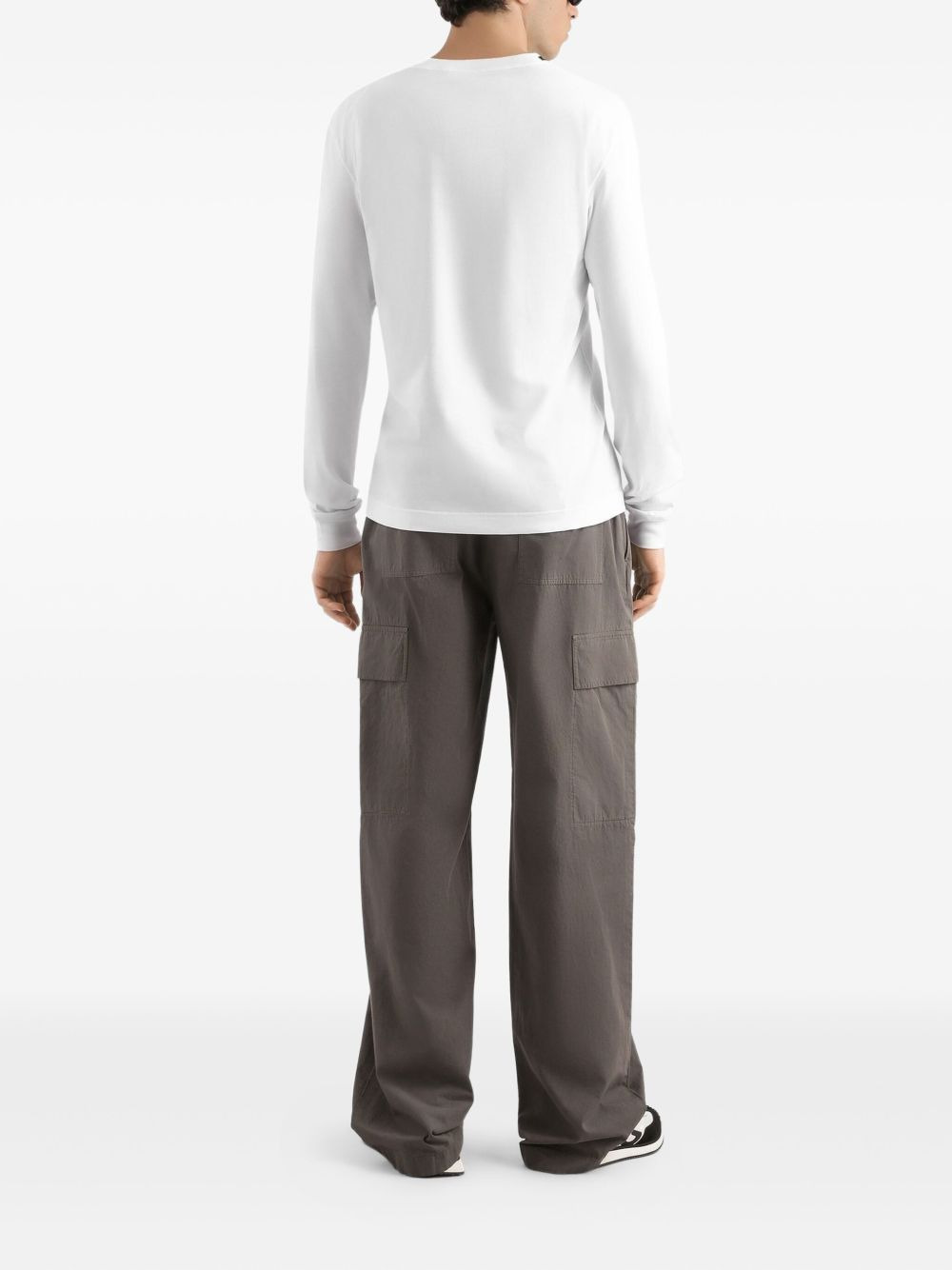 long-sleeve cotton T-shirt - 3