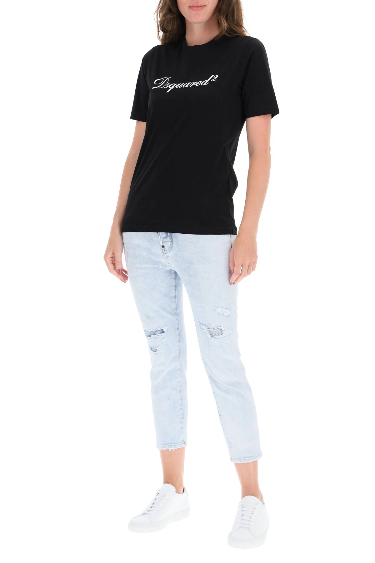 COOL GIRL CROPPED JEANS - 2