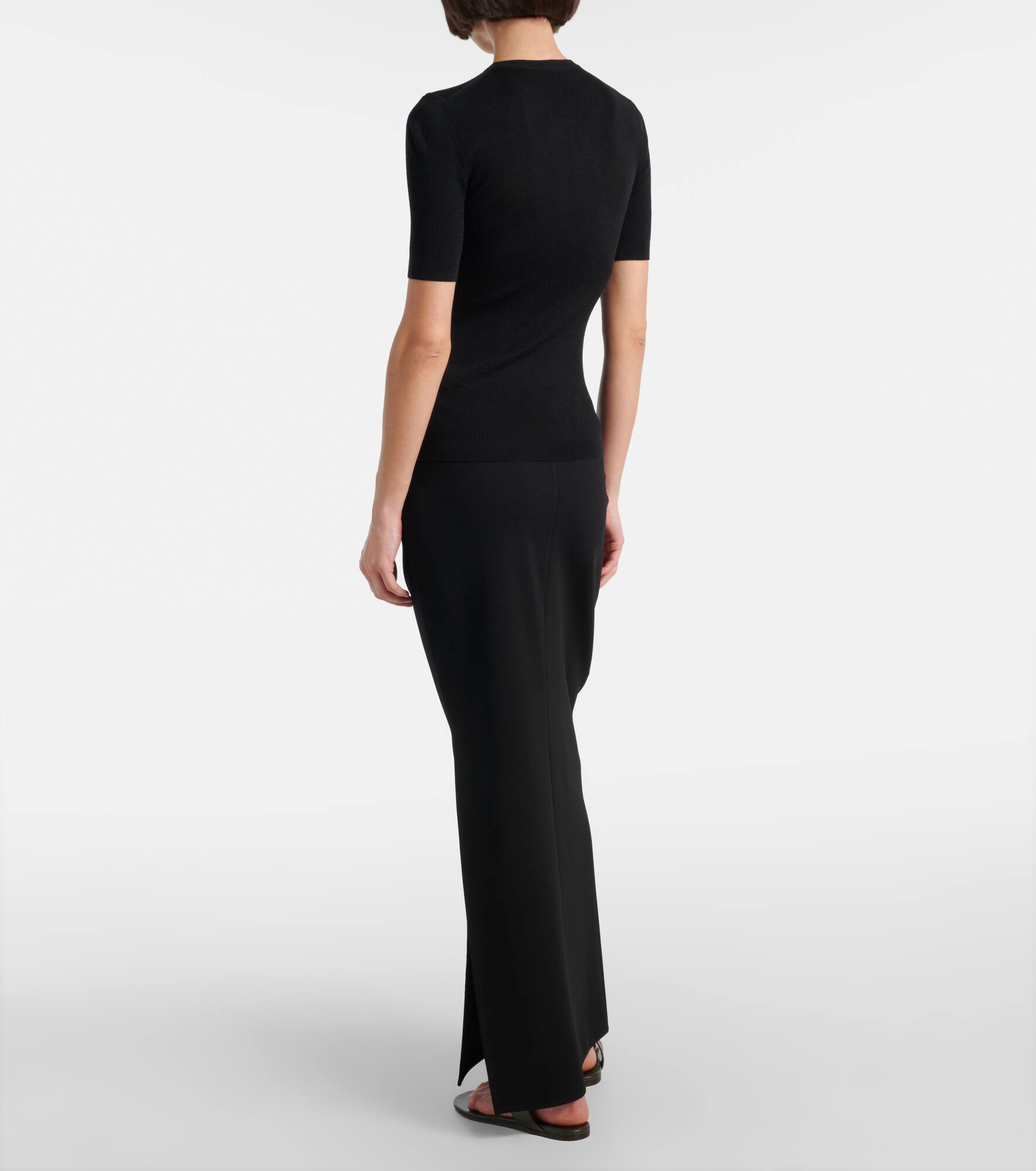 Celina ribbed-knit wool-blend top - 3