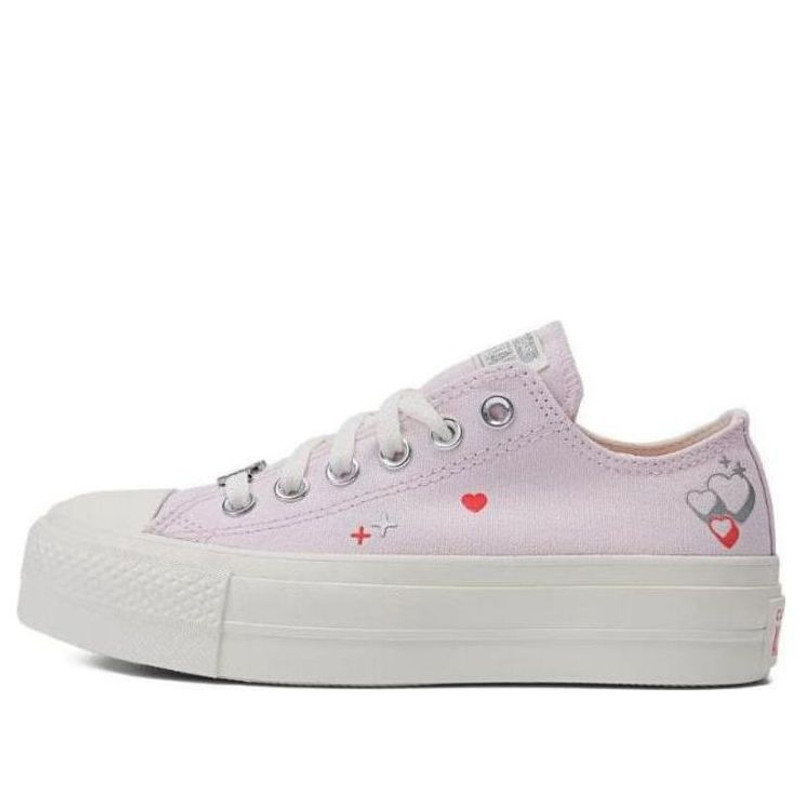 (WMNS) Converse Chuck Taylor All Star Lift Platform Y2K Heart Low Top 'Pale Pink' A09115C 1