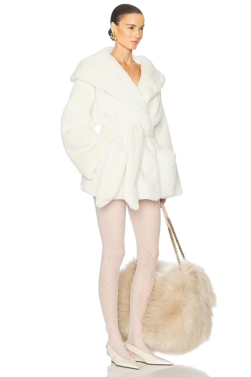 The Hooded Faux Fur Coat - 3
