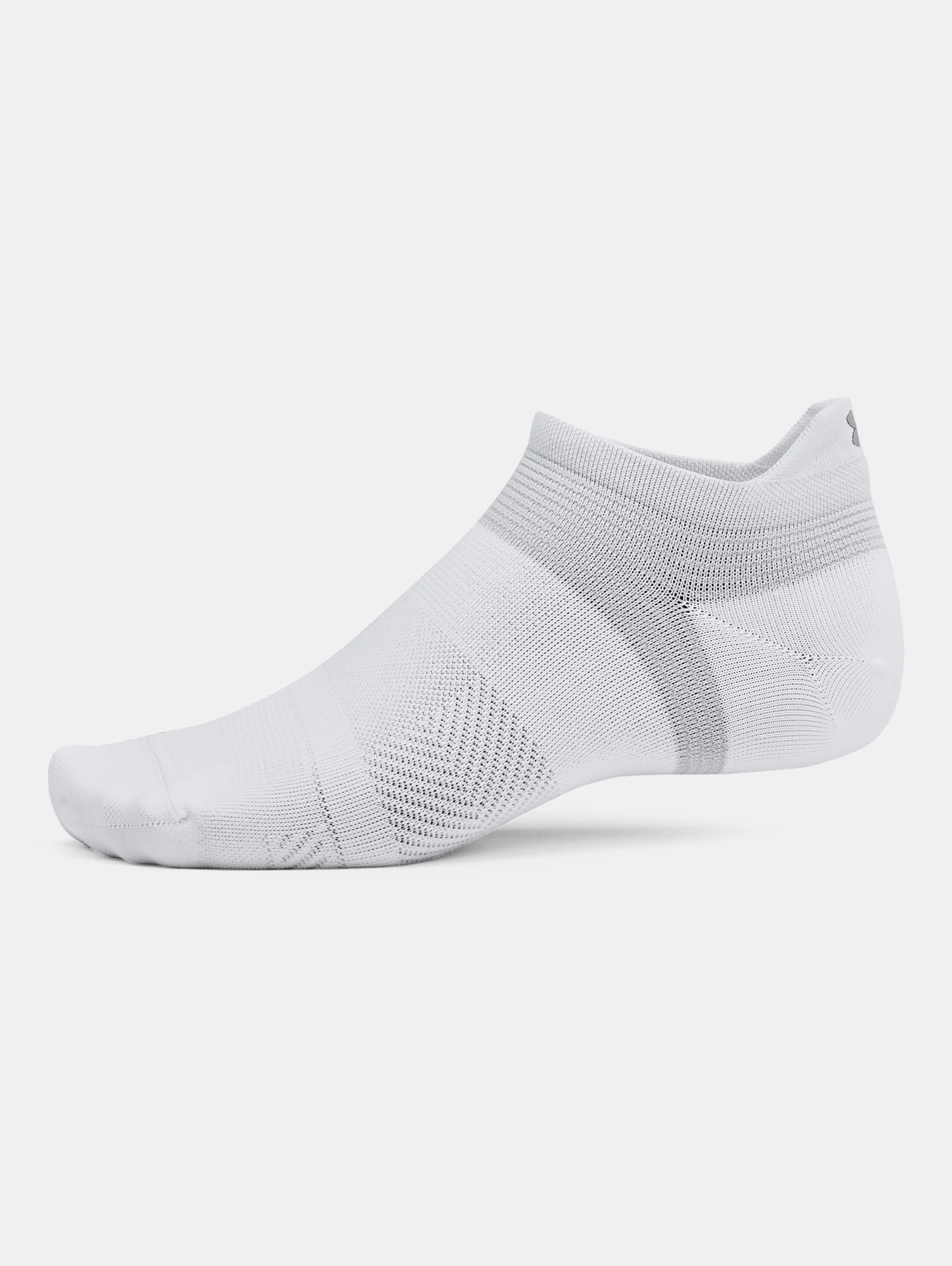 Unisex UA ArmourDry® Run Lite 3-Pack No Show Tab Socks - 4