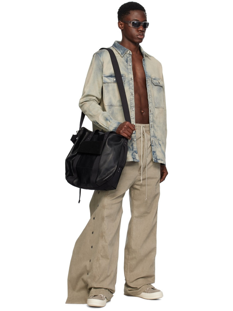Rick Owens DRKSHDW Blue Outershirt Denim Shirt outlook