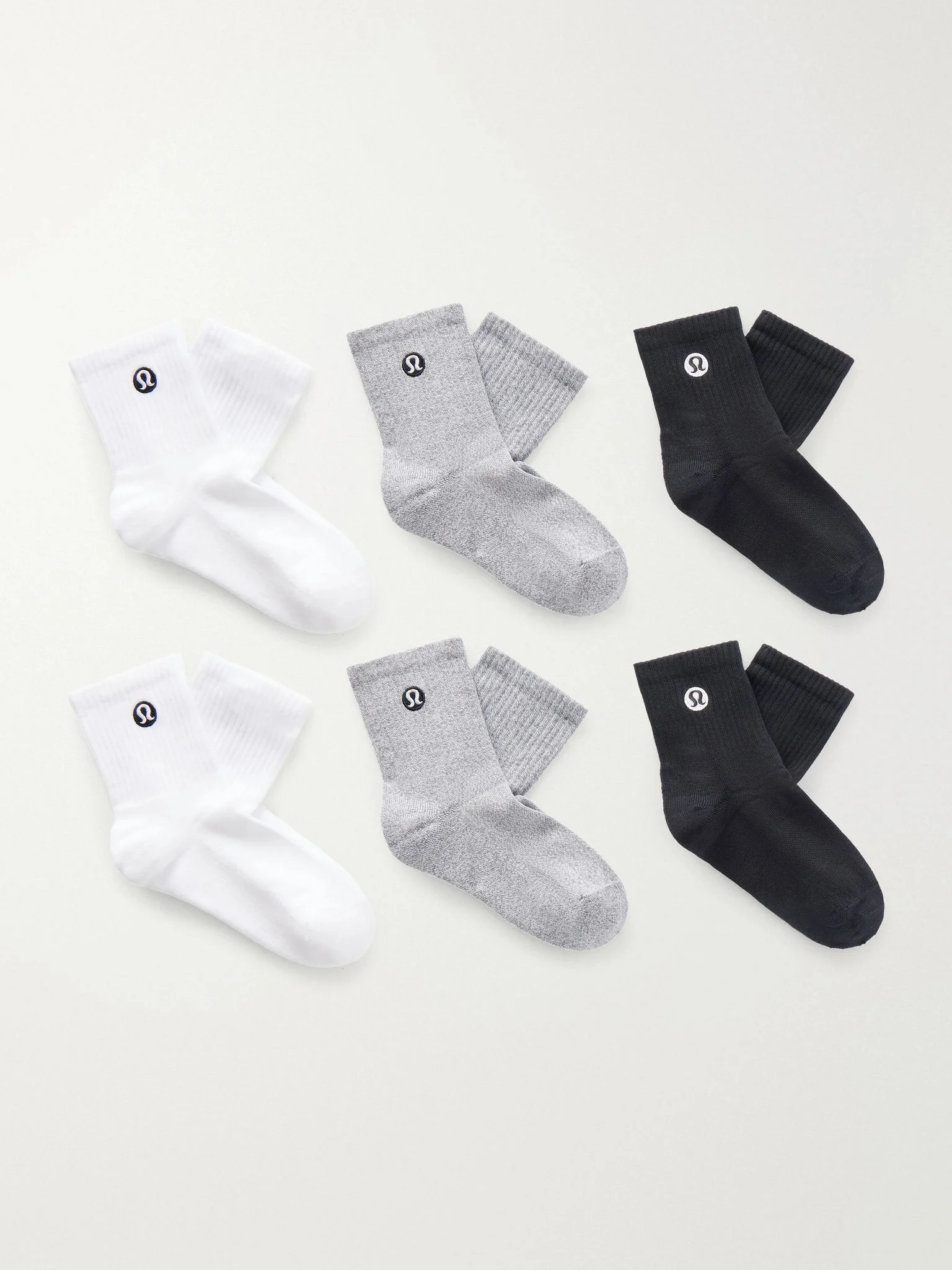 Set of Three Cotton-Blend Socks Multi - 1
