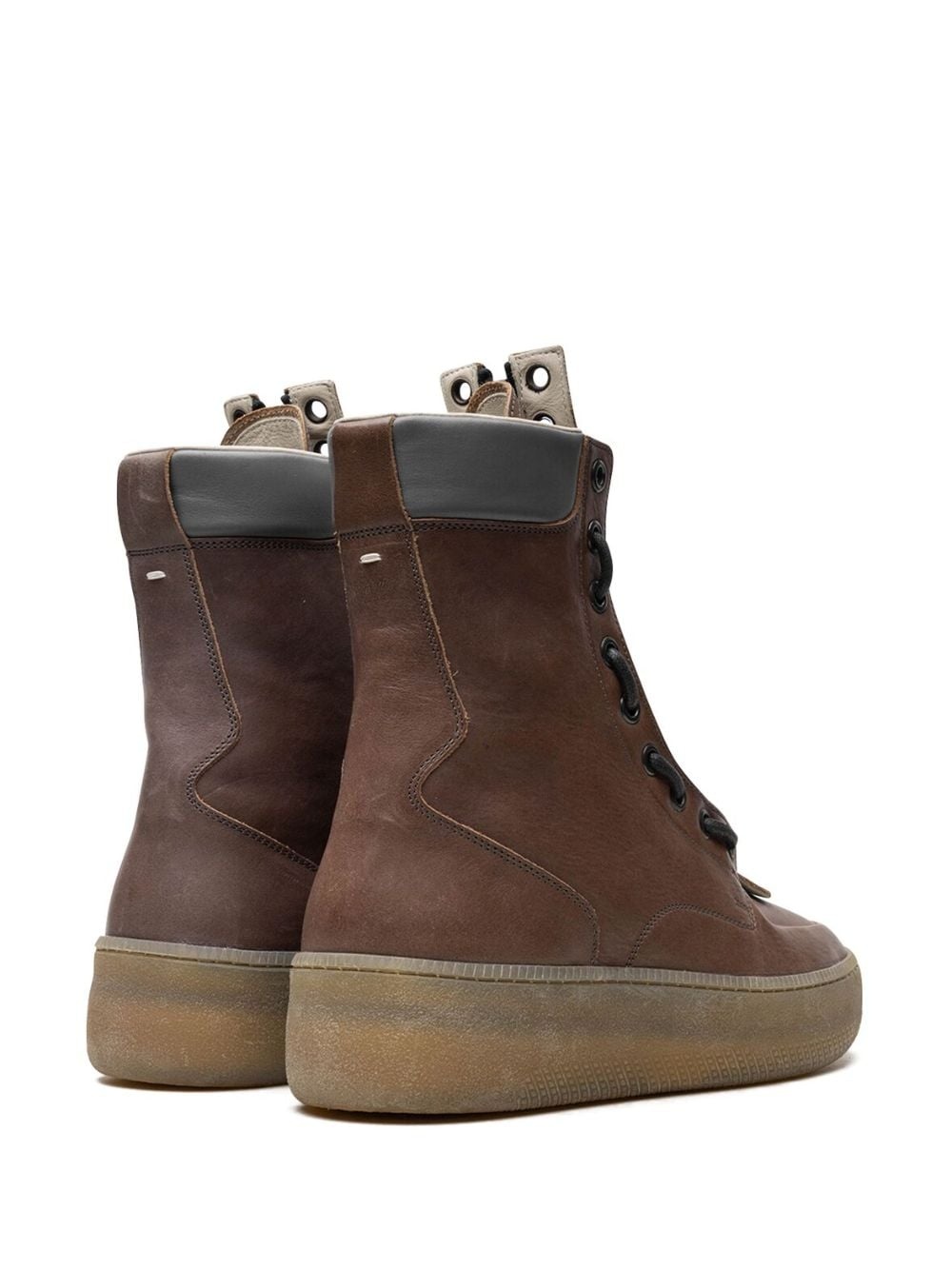 Zippered leather boots - 3