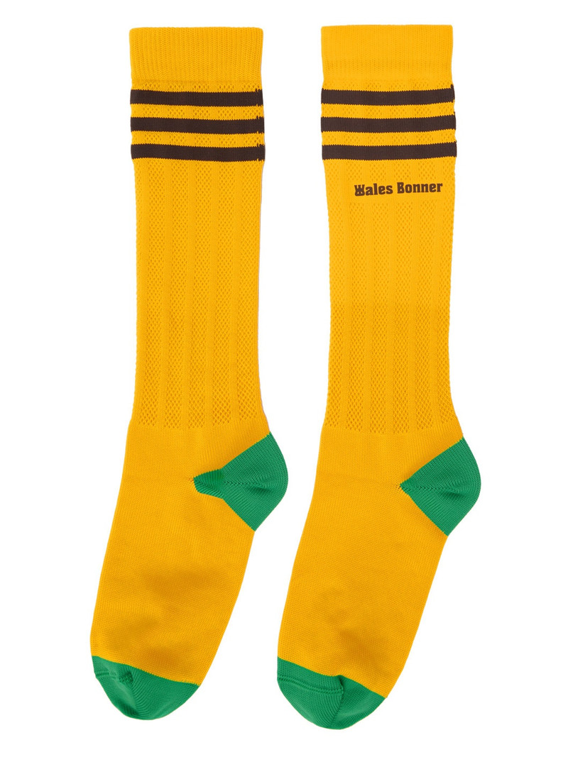 Three-Pack Multicolor adidas Originals Edition Crochet Socks 3