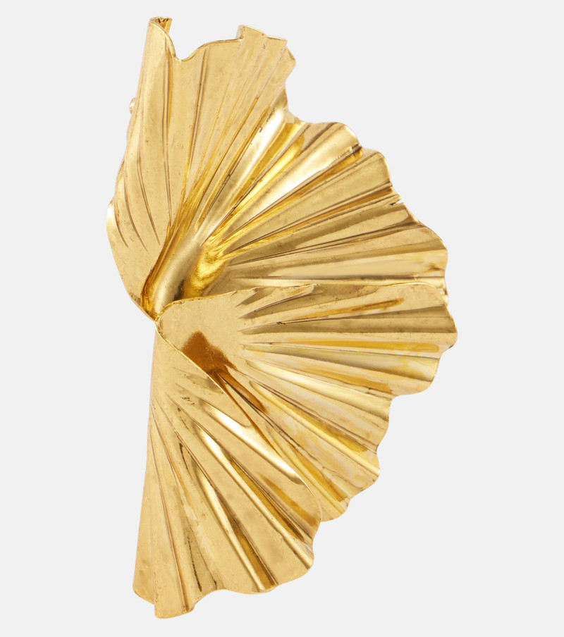 Jennifer Behr Darya 18kt gold-plated earrings outlook