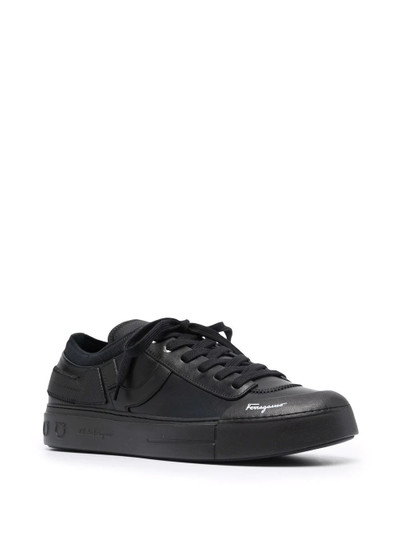 Salvatore Ferragamo Gancini motif low-top sneakers outlook