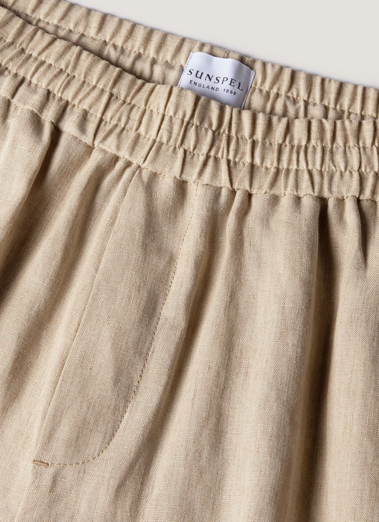 Linen Drawstring Short - 4